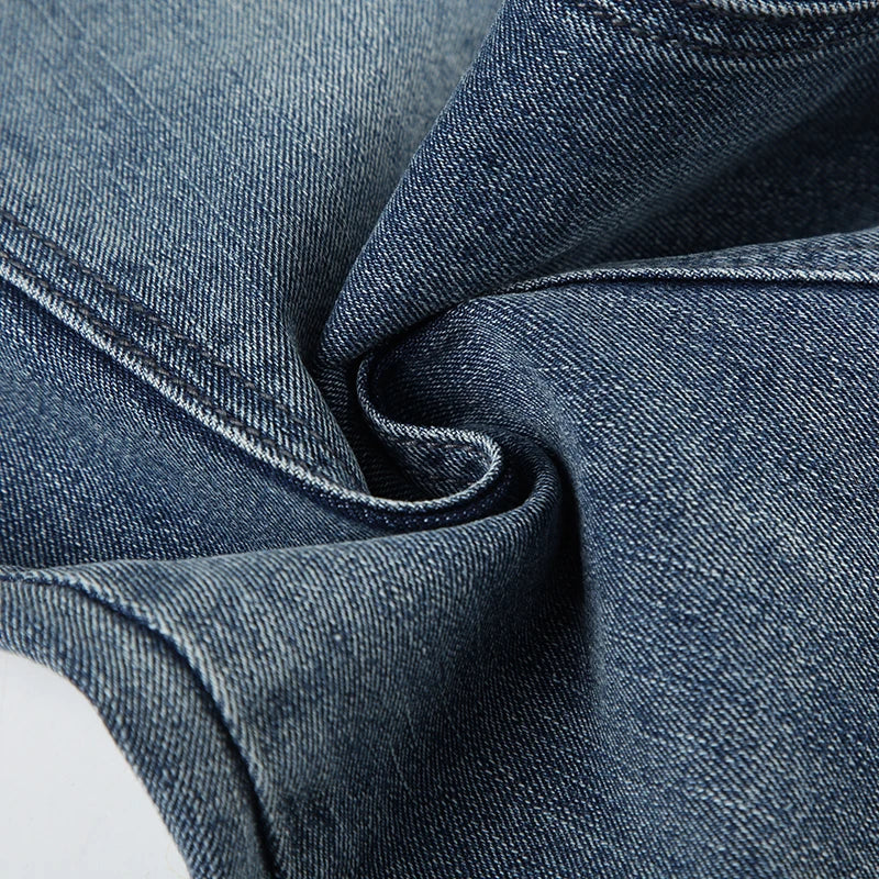 Y2k Low Waisted Washed Flare Jeans Korean Blue Slim Fit Denim Pants Lady Boot Cut Trousers