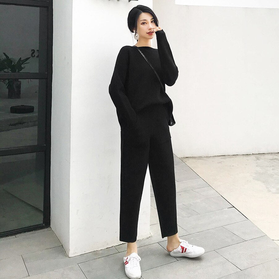 Anita Sweater + Pants Suit