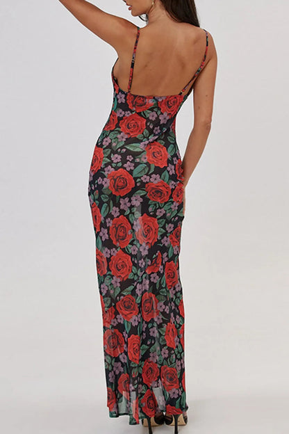 Salama Print Cami Maxi Dress