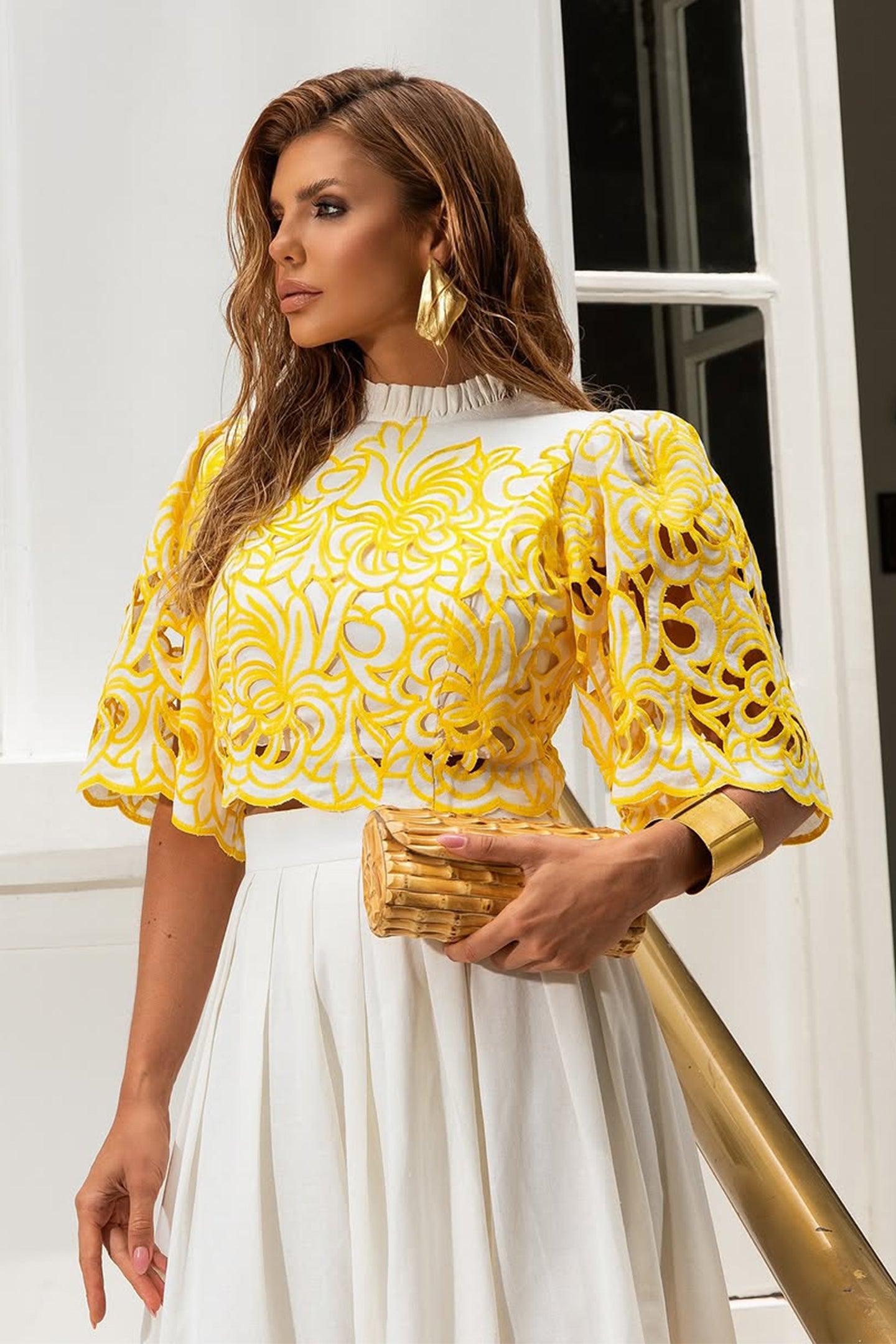 Kelly Embroidered Two-piece Set