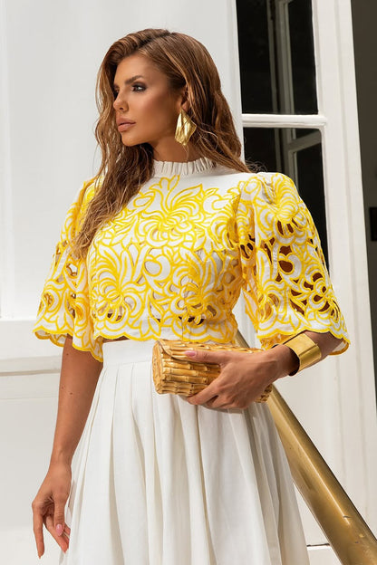 Kelly Embroidered Two-piece Set