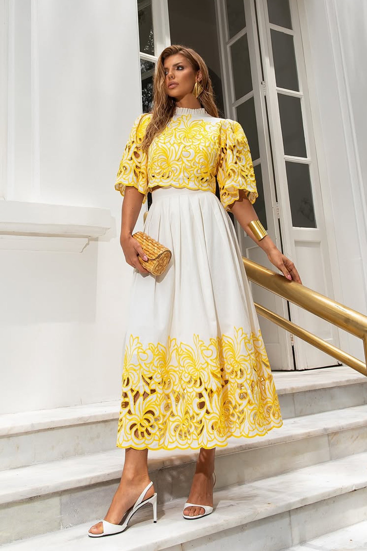 Kelly Embroidered Two-piece Set