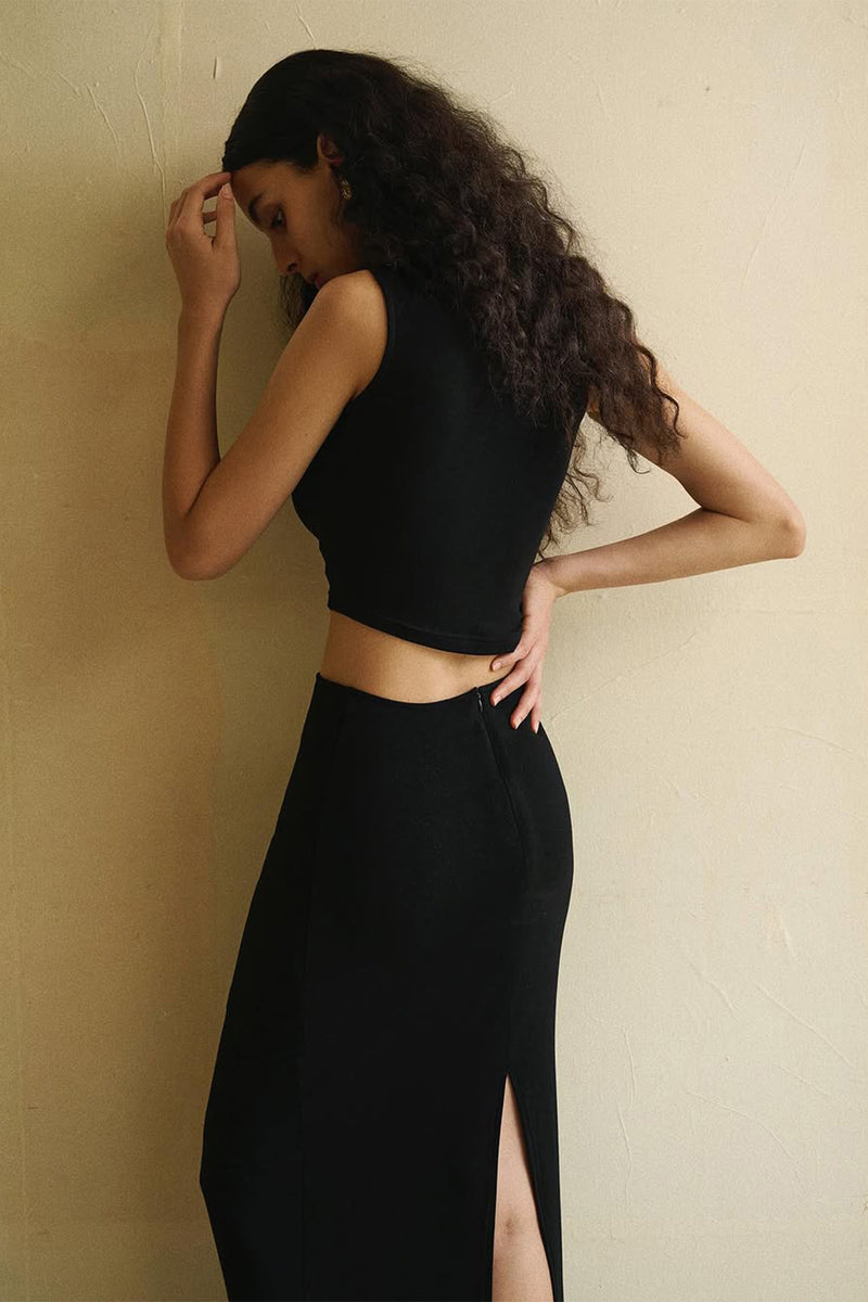 Venus Rosette Embellished Cutout Two-piece Set
