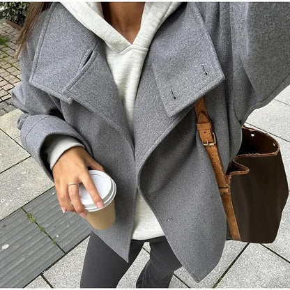 Stylish Versatile Jacket Stand-collar Classic Mature Autumn Coat Trend Edgy High-quality Street Wear