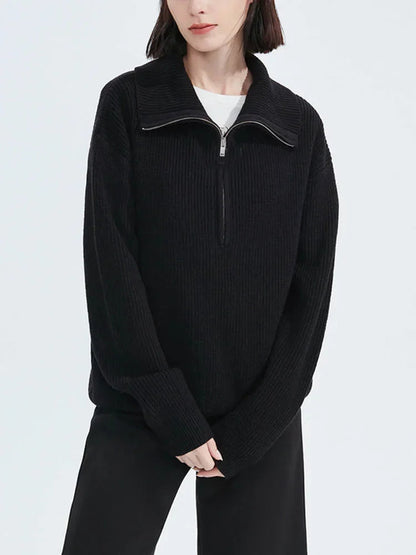Zip Up Comfy Sweater
