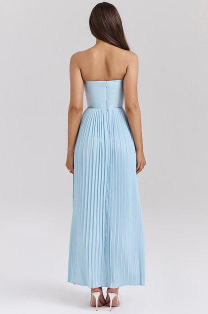 Pleated Elegance Maxi Dress