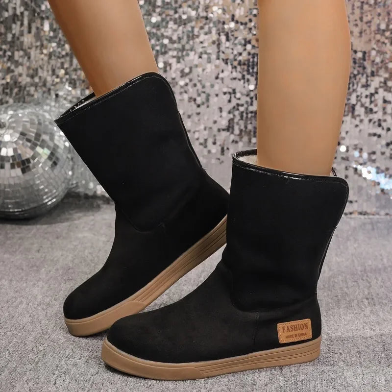 Cozy Comfortable Warm Simple Versatile Mid-calf Snow Boot