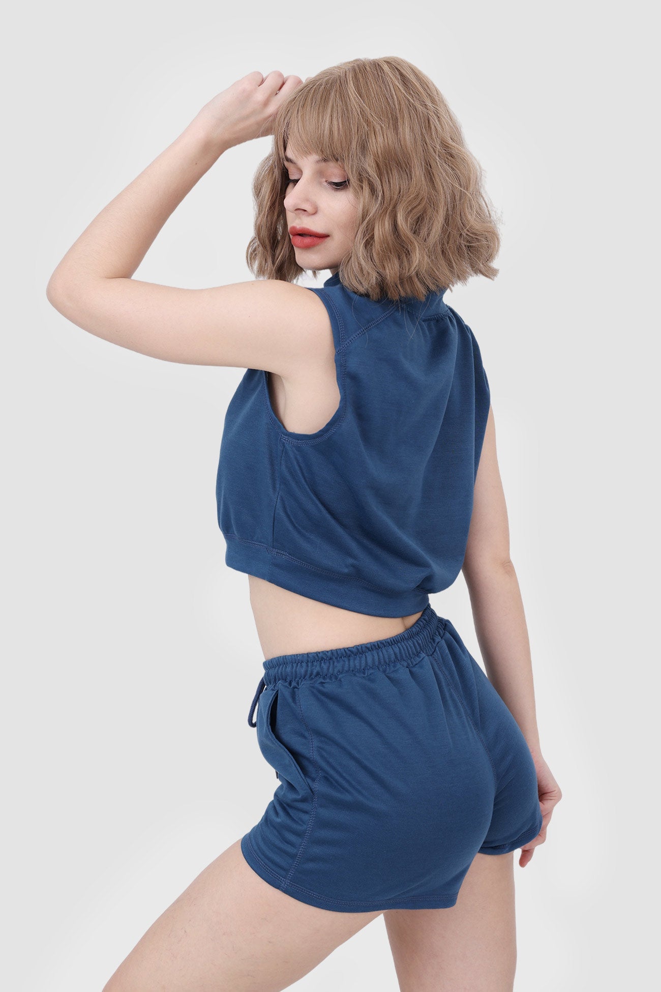 Sleeveless Two Piece Set