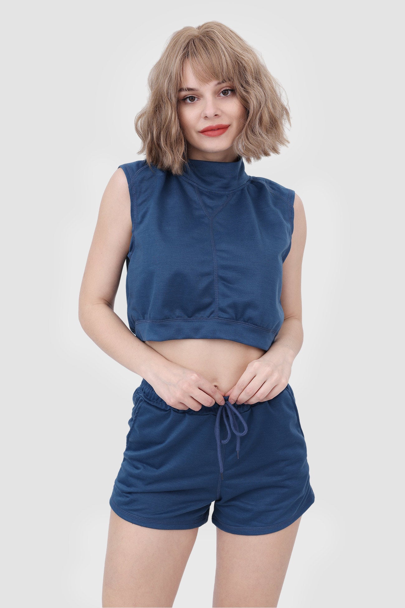 Sleeveless Two Piece Set