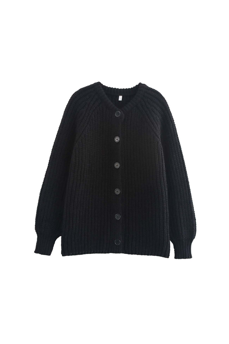 Color Botton Down Cardigan