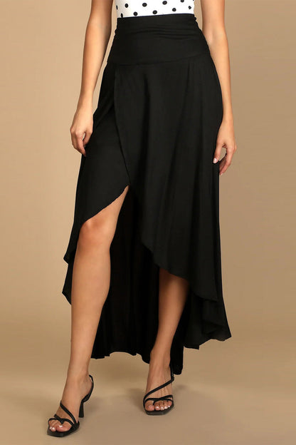 Color Ruffled Irregular Skirts