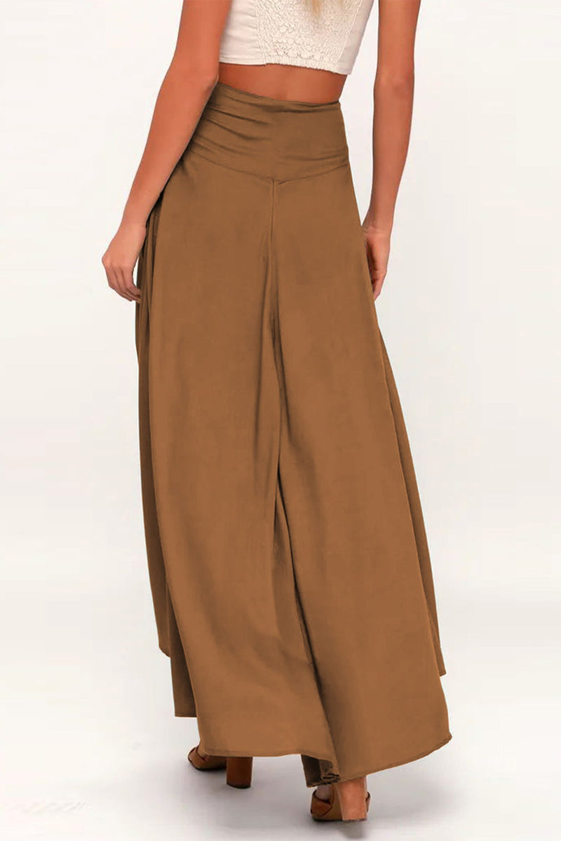 Color Ruffled Irregular Skirts