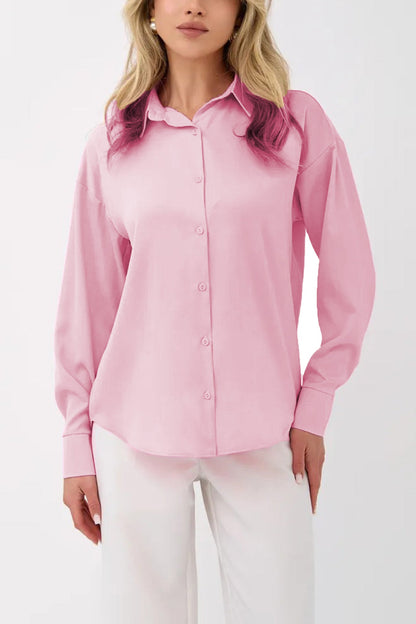 Color Slim Fit Blouse