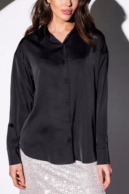 Color Slim Fit Blouse