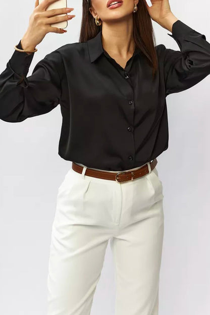 Color Slim Fit Blouse