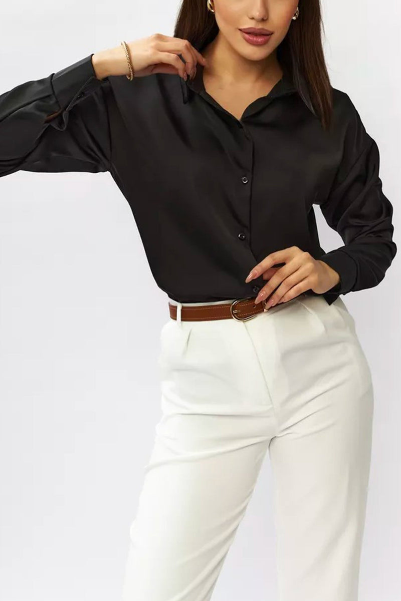 Color Slim Fit Blouse