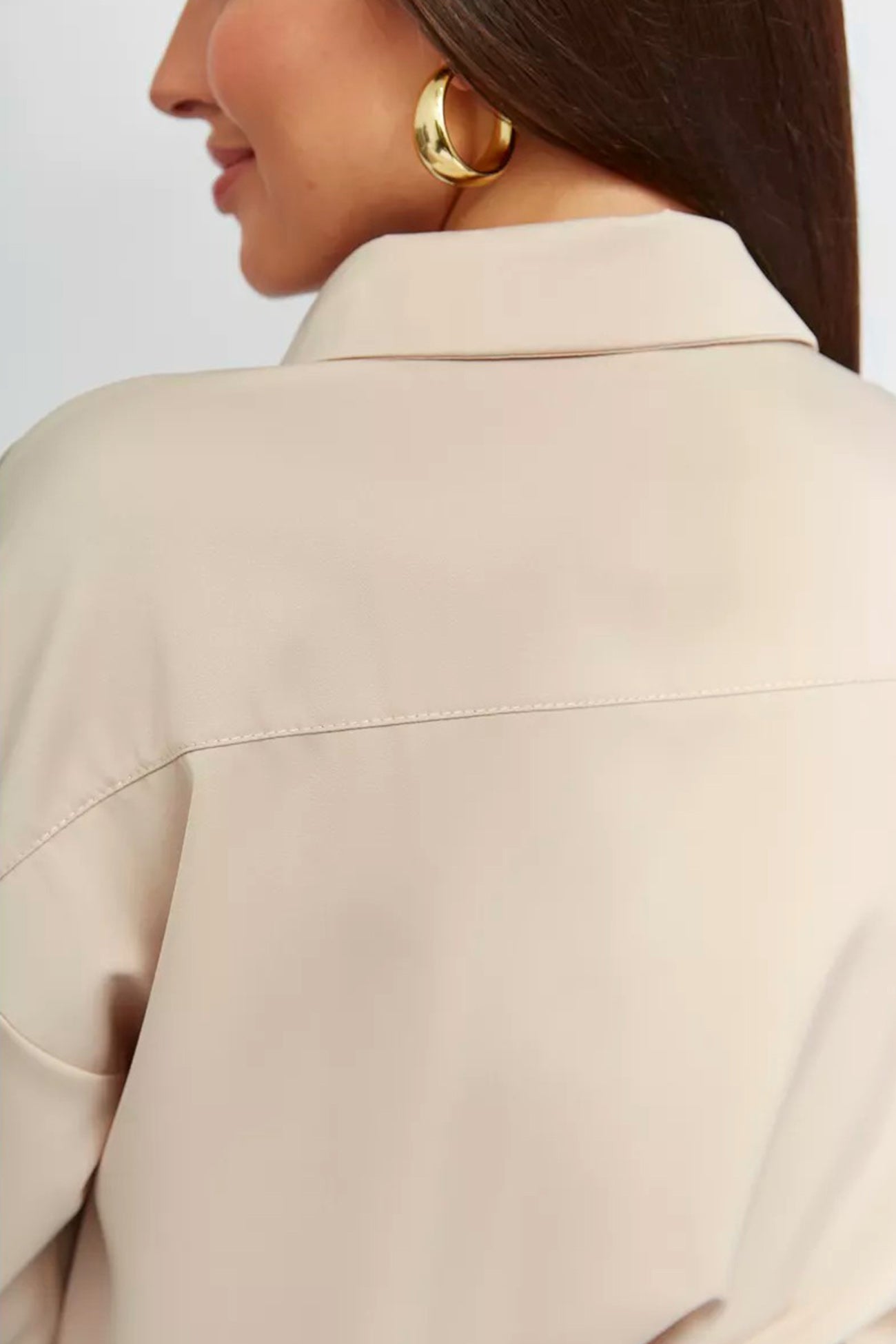 Color Slim Fit Blouse