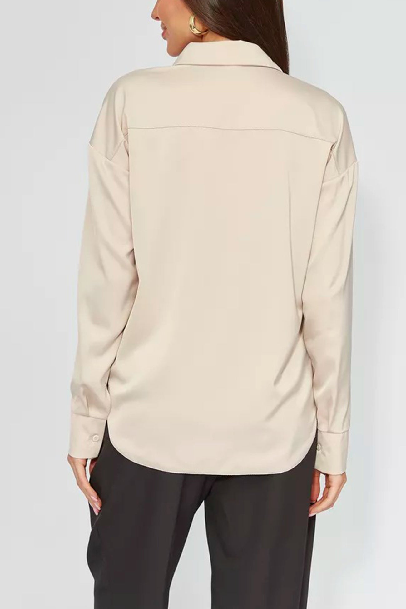 Color Slim Fit Blouse