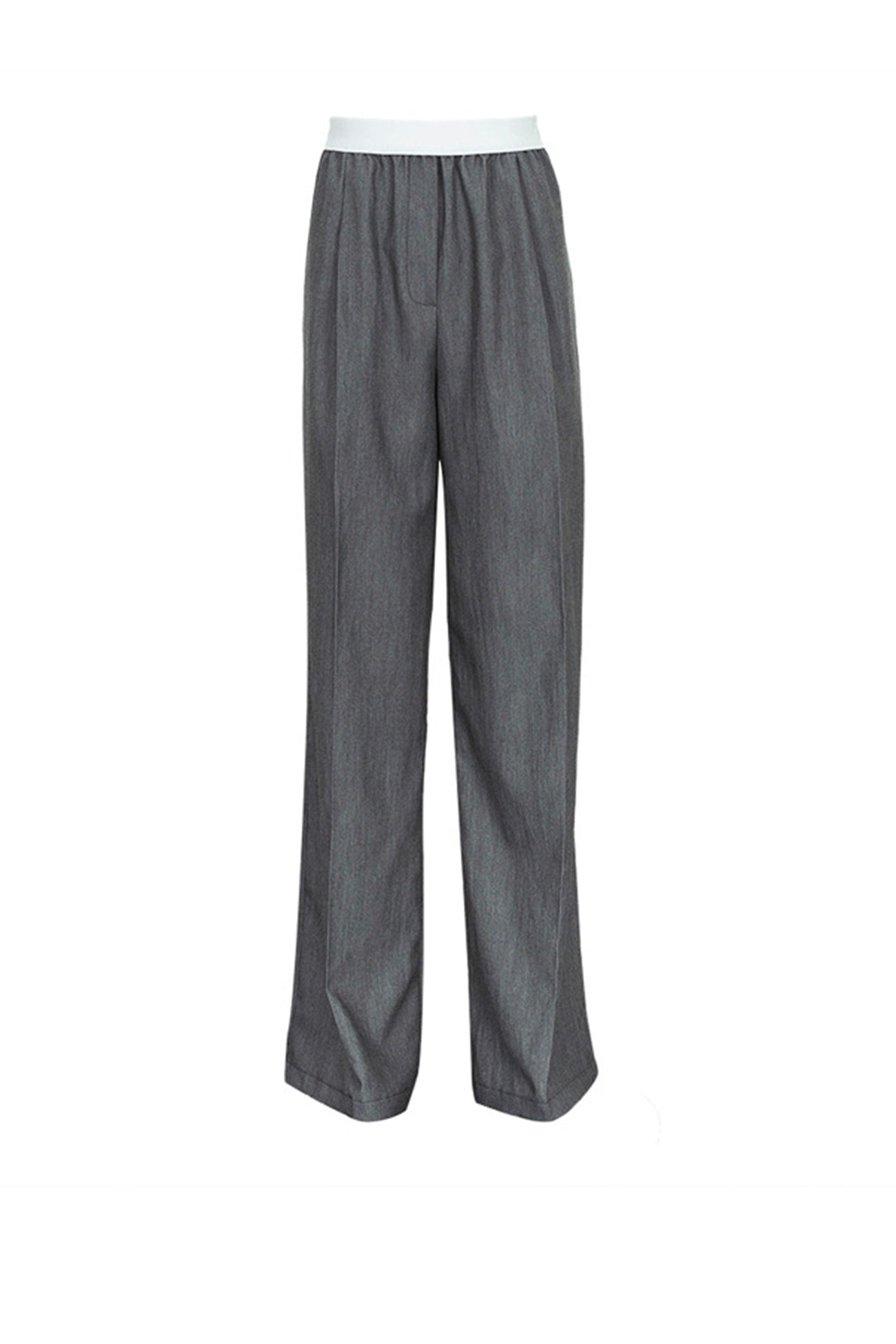 Color Wide Leg Blazer Long Pants