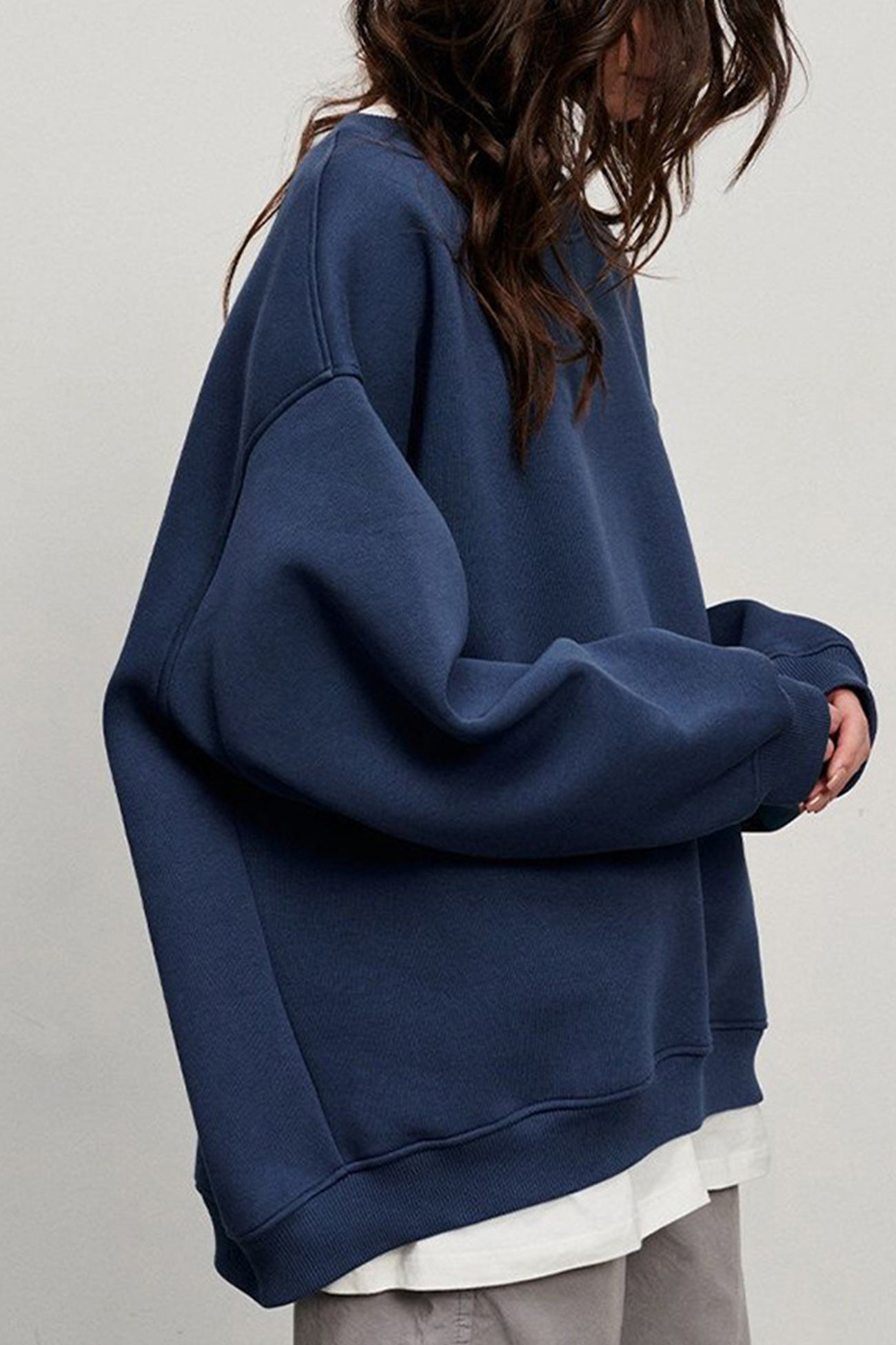 Crew Neck Oversize Sweatshirt