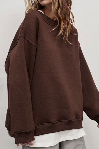 Crew Neck Oversize Sweatshirt