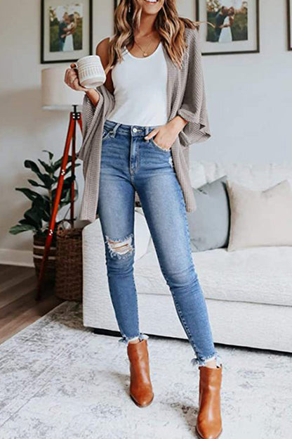 Half Sleeve Wrap Cardigan