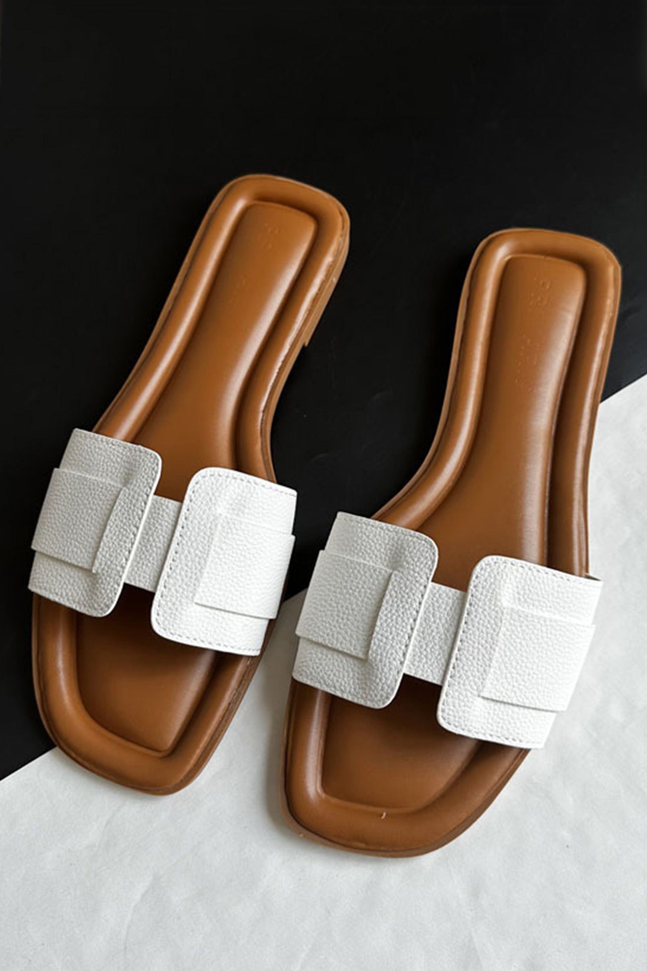 Pu Flat Sandals