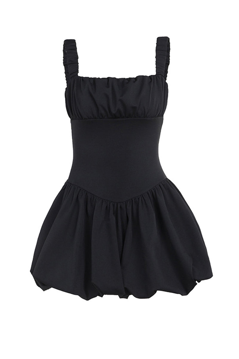 Square Neck Corset Tutu Mini Dress