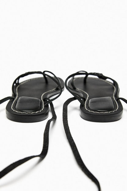 Strappy Flat Roman Sandals