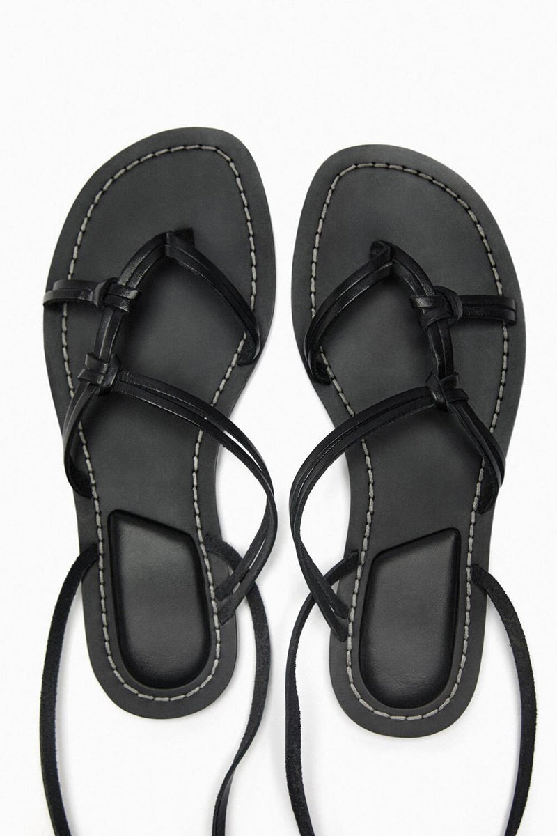 Strappy Flat Roman Sandals