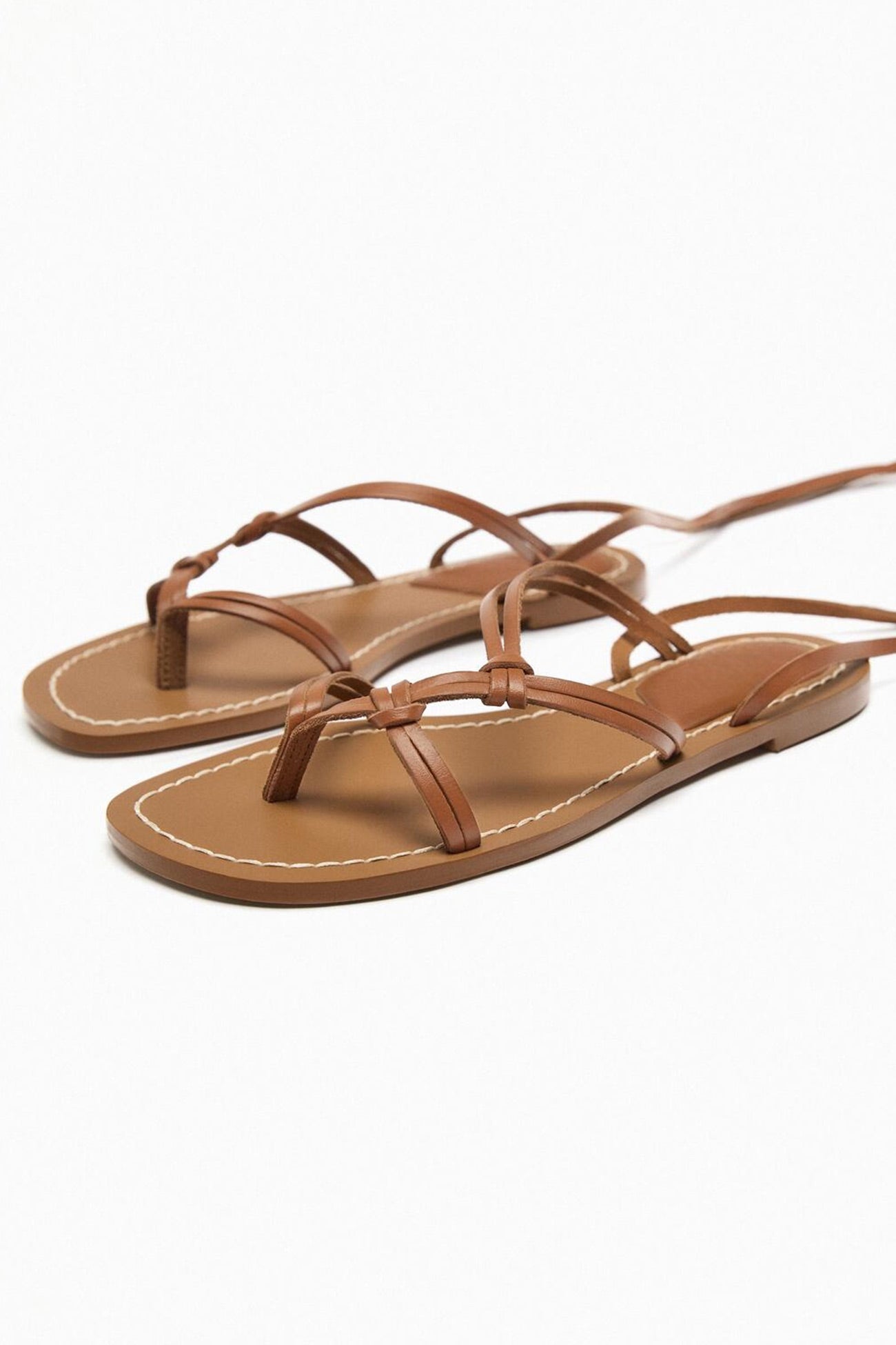 Strappy Flat Roman Sandals