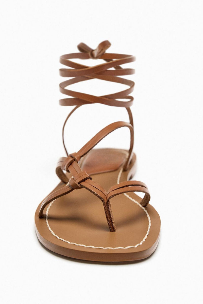 Strappy Flat Roman Sandals