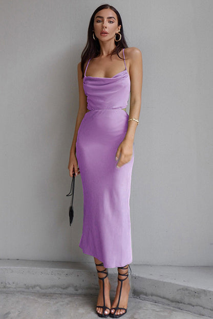 Tie Backless Cami Dress
