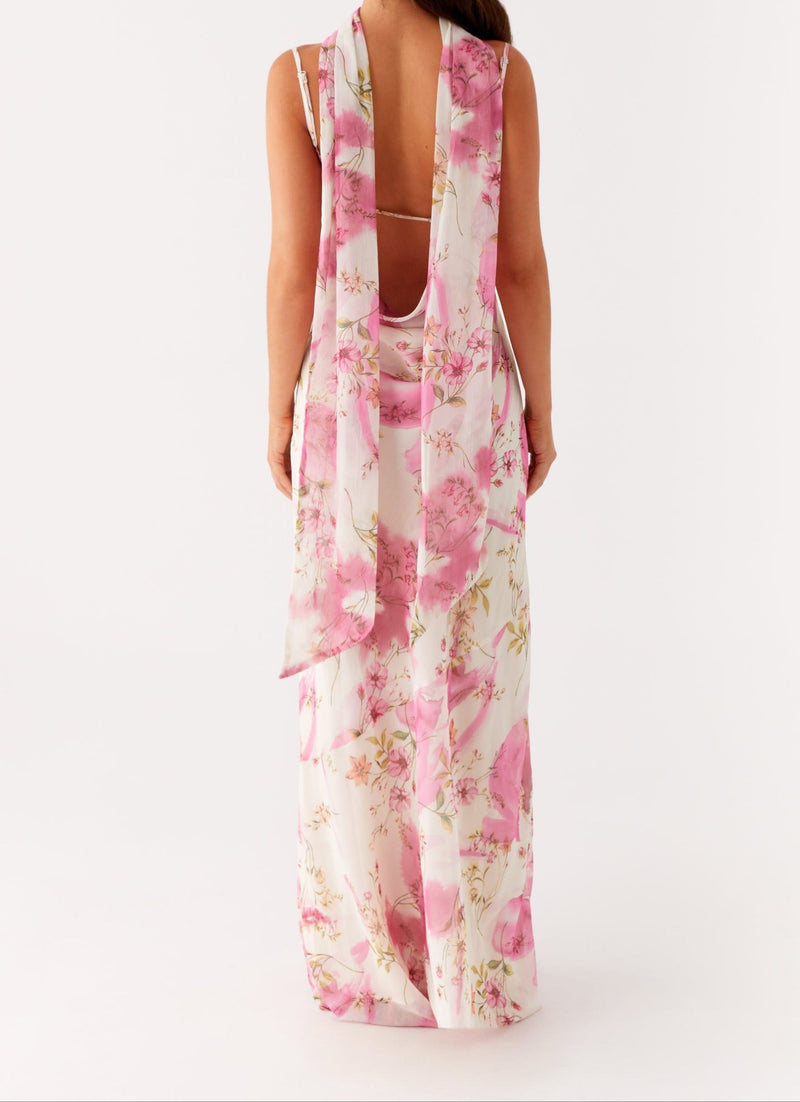 Orsola Maxi Dress - Ivory Print