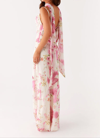 Orsola Maxi Dress - Ivory Print