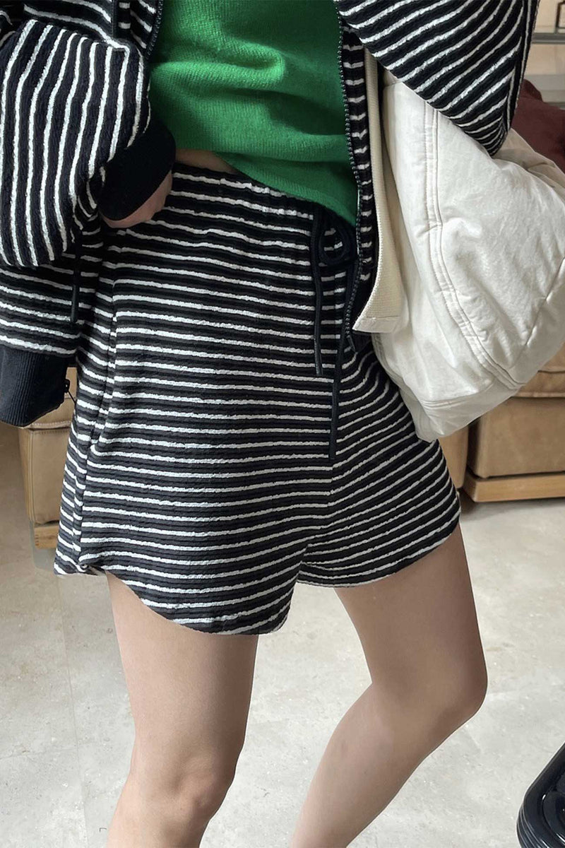 Striped Loose Shorts