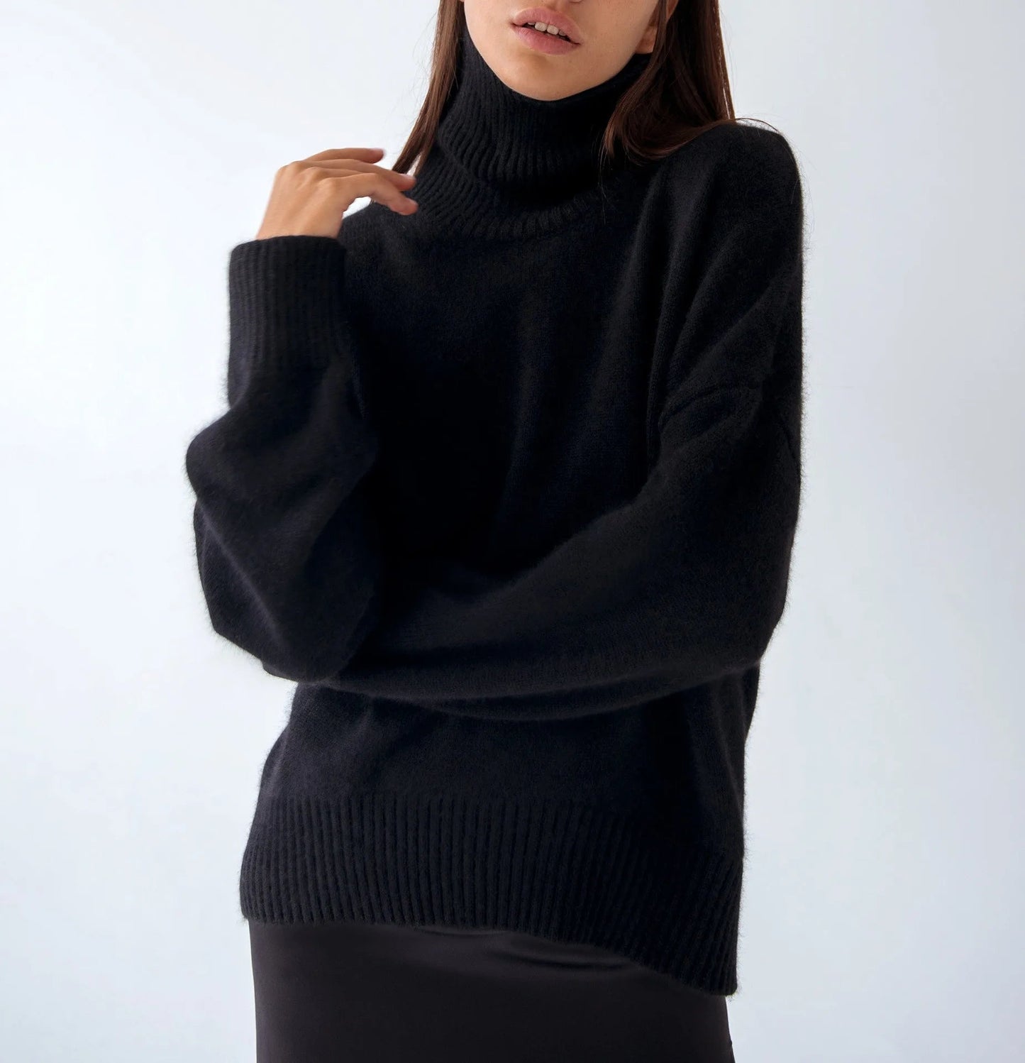 Thickened Knitwear Loose Turtleneck Warm Pullover Sweater