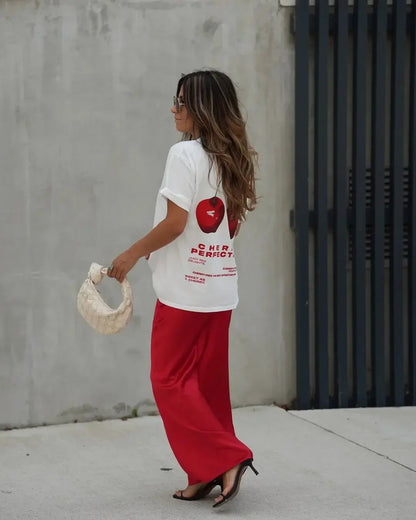 Summer Cherry Graphic T-shirt