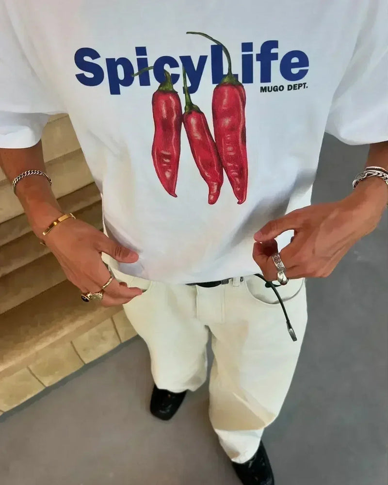 Summer Cherry Graphic T-shirt