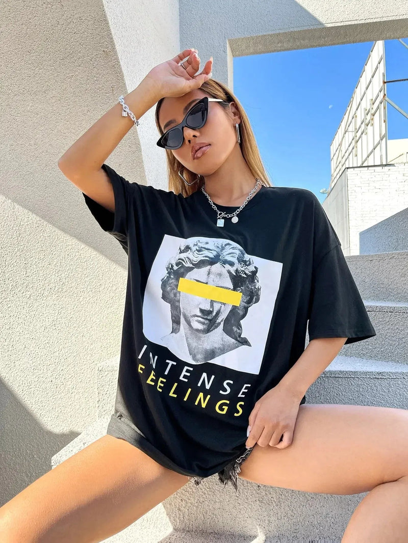 Drop Shoulder Oversized T-shirt