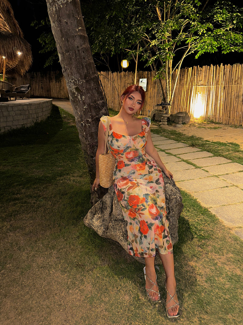Retro Maxi Dress