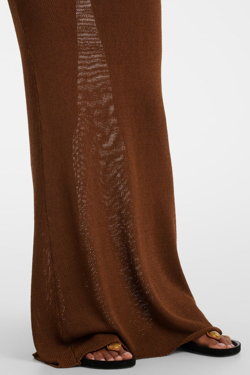 Svetla Halter Knitted Maxi Dress