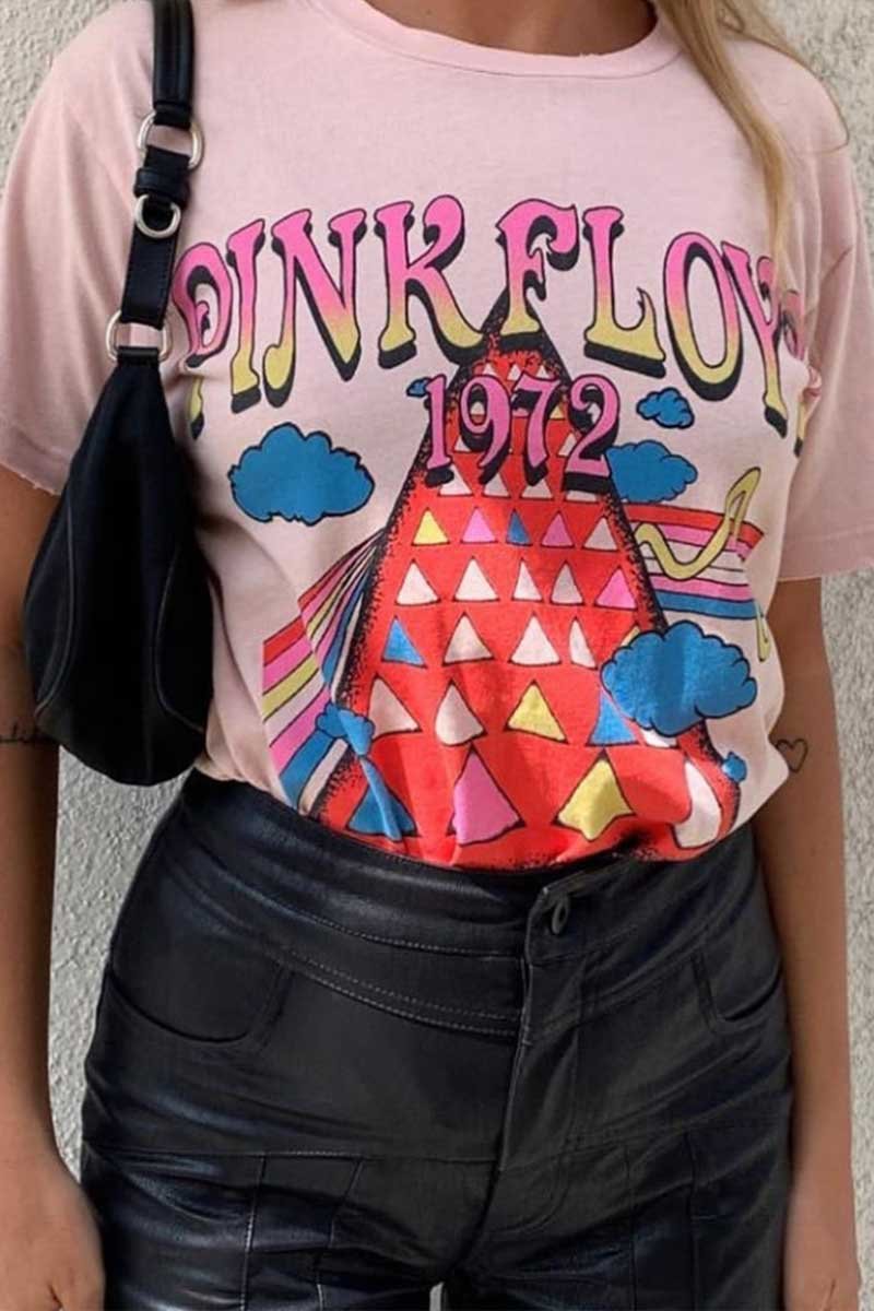 Pink Loose T-shirt