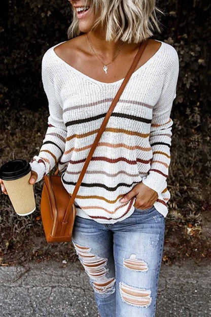 Loose Striped Sweater
