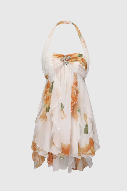 Takala Halter Backless Mini Dress