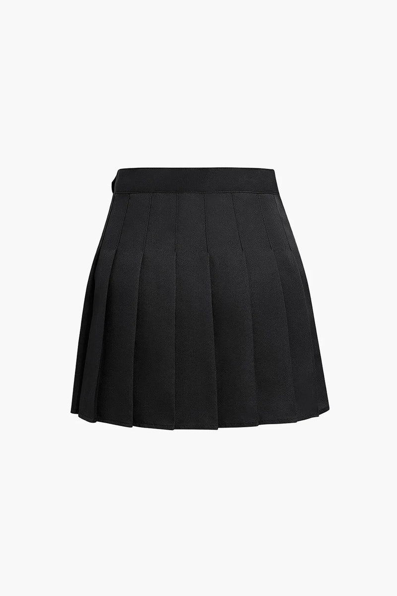 Talma Pleated Mini Skirt