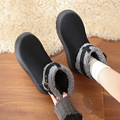 Thick Bottom Fleece-lined Stylish Warm Cozy Snow Boot