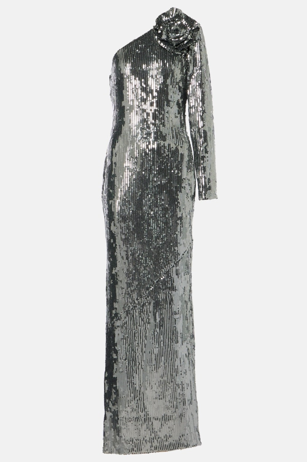 Thirza Sequin One Shoulder Maxi Dress
