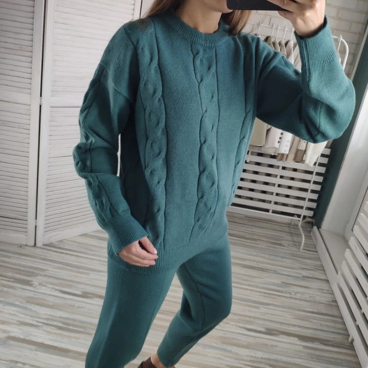 Brooklyn Sweater + Pants Suit