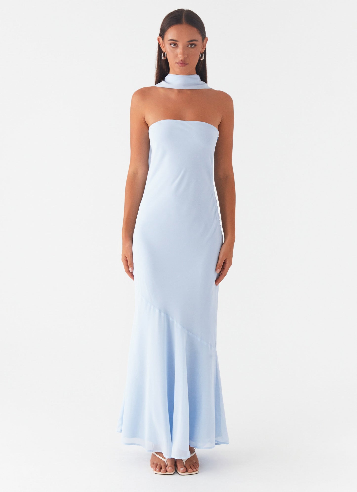 Po Under the Pagoda Maxi Dress - Blue